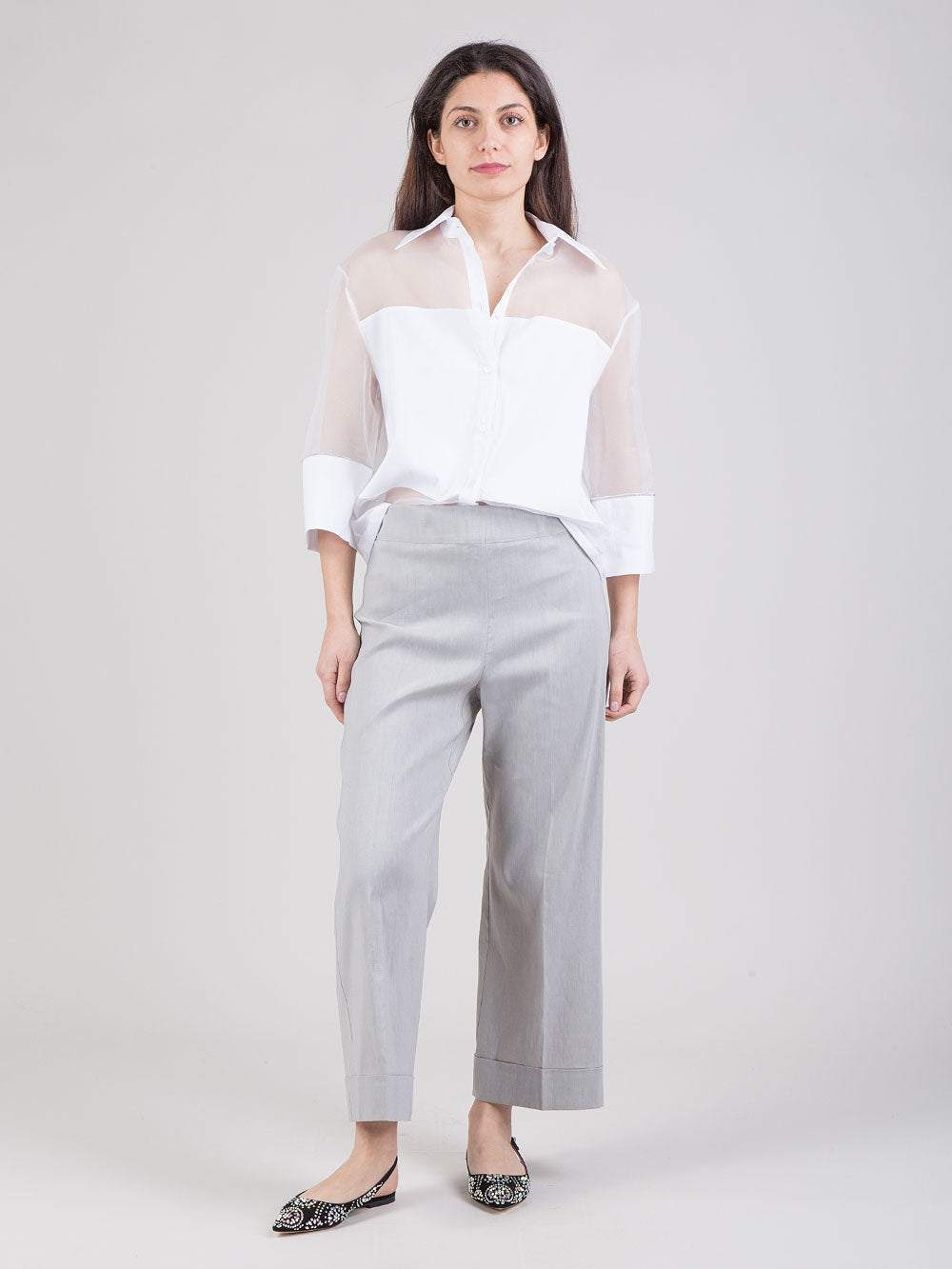 Pantaloni crop