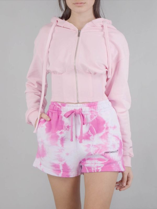 SHORT BUSTIER HOODIE