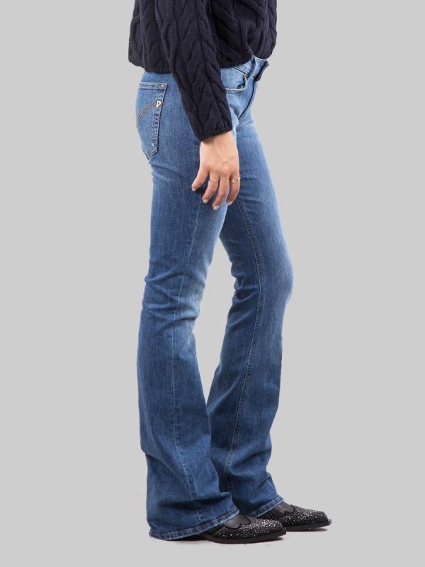 JEANS LOLA FLARE A VITA BASSA