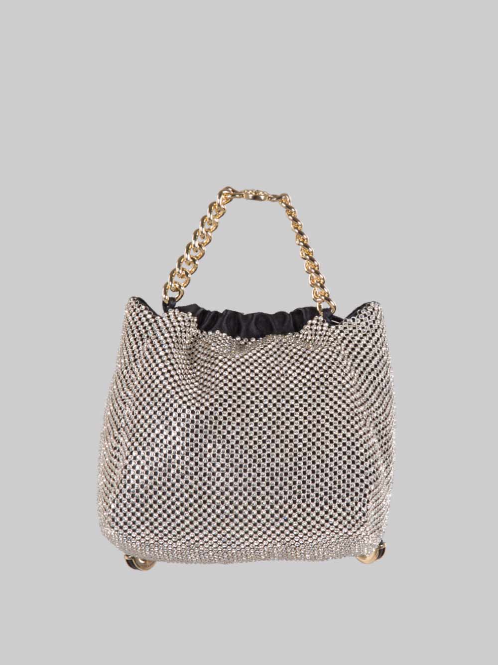 Borsa mini in strass