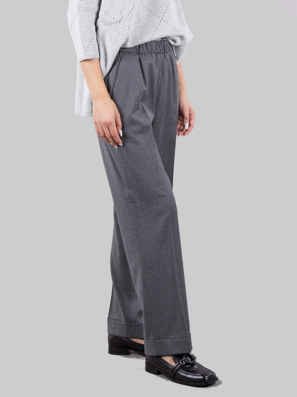 Trousers with cuffs