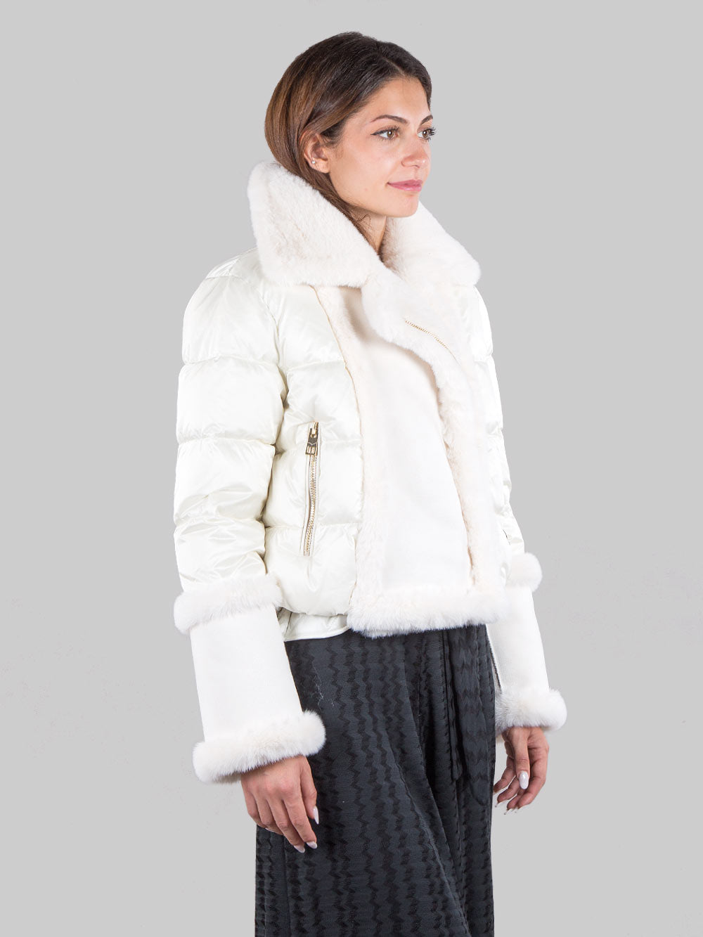 Eco-sheepskin jacket