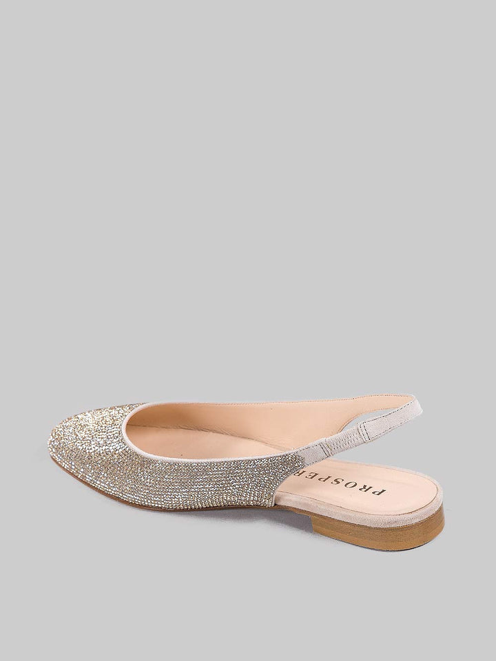 Ballerine slingback crystal