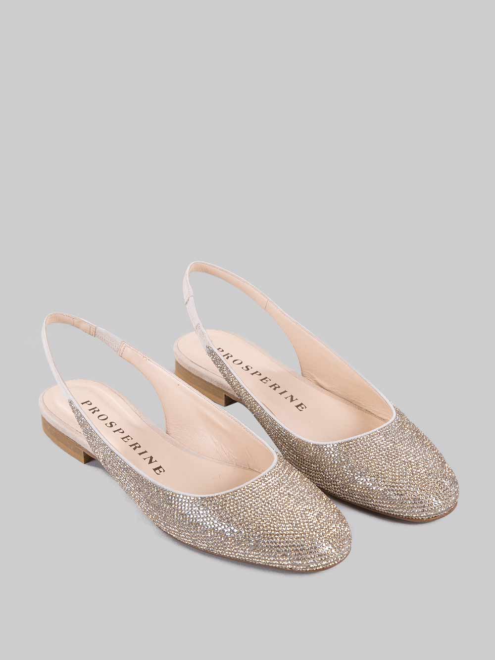 Ballerine slingback crystal